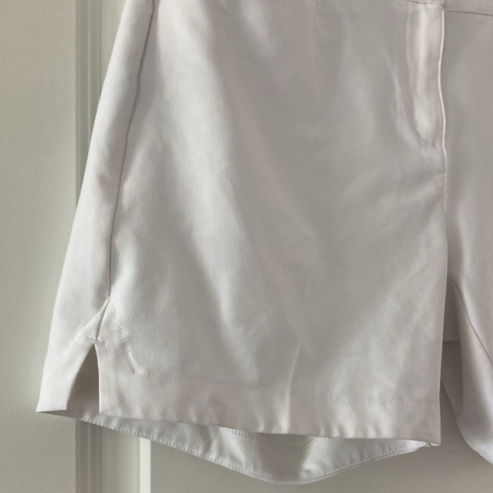 Adidas 8 shorts athletic white workout pockets golf - Picture 3 of 10